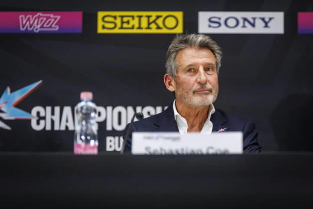 BUDAPEST, HUNGARY - SEPTEMBER 10, 2026: World Athletics President, Lord Sebastian Coe in the opening press conference, PK, Pressekonferenz of the World Athletics Ultimate Championships at Gyula Zsivotzky National Athletics Centre on September 10, 2026 in Budapest, Hungary. Hungary Copyright: xAxelxKohringx