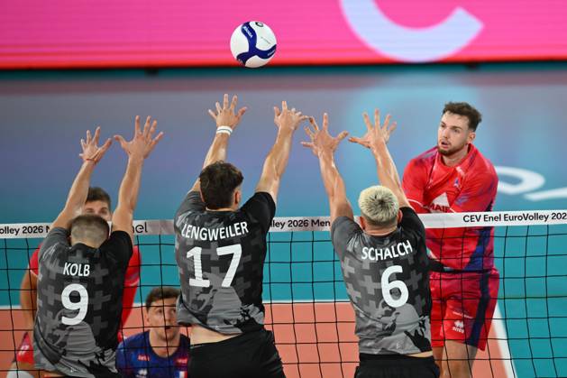 Volleyball, EuroVolley, Frankreich - Schweiz