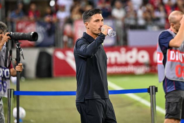 SOCCER - Serie A - Cagliari Calcio vs. Inter - FC Internazionale Photo by IPA ABACAPRESS.COM88347811 - Fabio Pisacane, Head Coach of Cagliari Calcio, during the Cagliari Calcio vs. Inter - FC Internazionale Italian Serie A soccer match in Cagliari, Italy, on August 30, 2026 Cagliari Italy Copyright: xIPAxSport ABACAx