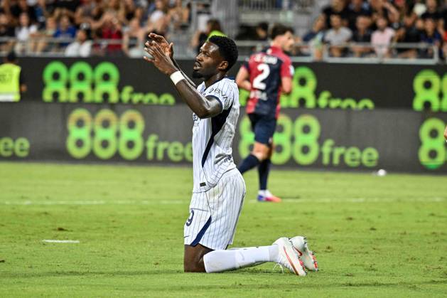 SOCCER - Serie A - Cagliari Calcio vs. Inter - FC Internazionale Photo by IPA ABACAPRESS.COM88349042 - Marcus Thuram of Inter during the Cagliari Calcio vs. Inter - FC Internazionale Italian Serie A soccer match in Cagliari, Italy, on August 30, 2026 Cagliari Italy Copyright: xIPAxSport ABACAx