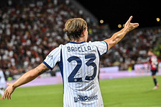 SOCCER - Serie A - Cagliari Calcio vs. Inter - FC Internazionale Photo by IPA ABACAPRESS.COM88349053 - Nicolo Barella of Inter during the Cagliari Calcio vs. Inter - FC Internazionale Italian Serie A soccer match in Cagliari, Italy, on August 30, 2026 Cagliari Italy Copyright: xIPAxSport ABACAx