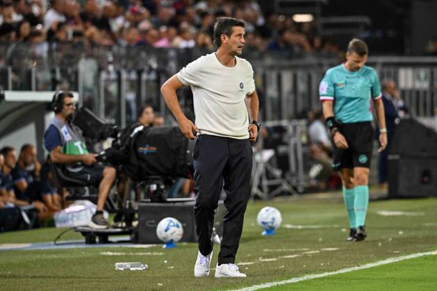 SOCCER - Serie A - Cagliari Calcio vs. Inter - FC Internazionale Photo by IPA ABACAPRESS.COM88348485 - Cristian Chivu, Head Coach of Inter, during the Cagliari Calcio vs. Inter - FC Internazionale Serie A soccer match in Cagliari, Italy, on August 30, 2026 Cagliari Italy Copyright: xIPAxSport ABACAx