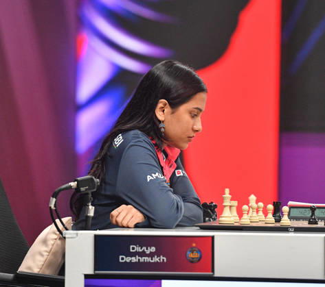 Global Chess League 2026 Divya Deshmukh (IND) of Alpine APL Pipers plays against Polina Shuvalova (RUS) of Ganges Grandmasters during Match 21 of the Global Chess League 2026 in Bengaluru, India, on September 10, 2026. Bengaluru Karnataka India  Copyright: xRanjithxKumarx originalFilename:kumar-globalch260910_np7oM.jpg