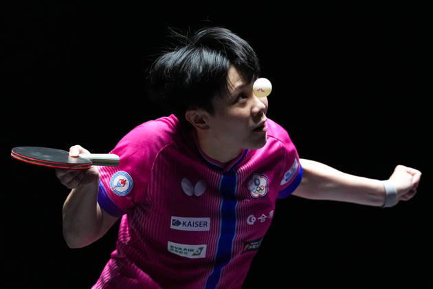 (260911) -- MACAO, Sept. 11, 2026 -- Cheng I-Ching of Chinese Taipei serves during the women s singles round of 16 match between Odo Satsuki of Japan and Cheng I-Ching of Chinese Taipei at the 2026 World Table tennis, Tischtennis (WTT) Champions Macao in Macao, south China, Sept. 11, 2026. ) (SP)CHINA-MACAO-TABLE TENNIS-WTT-WOMEN S SINGLES (CN) CheongxKamxKa 