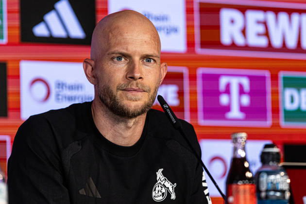 Fußball, 1. BL, 1. FC Köln, Pressekonferenz
