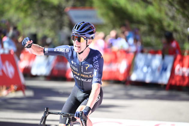 Cycling, Vuelta a España, Stage 19, Stage winner Edward Dunbar