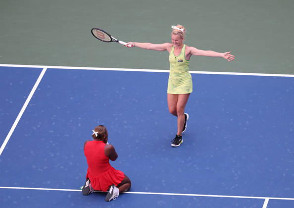 September 11, 2026, New York City, New York, USA: KATERINA SINIAKOVA of Czech Republic and TAYLOR TOWNSEND of USA after the match against A. Krueger and R. Montgomery of USA in the womenÃ¢â‚¬â ¢s double final of Grand Slam tournament US Open. New York, USA. Siniakova and Townsend won 5:7, 6:0, 6:2. Tennis: US Open - Siniakova And Townsend 5:7, 6:0, 6:2  - ZUMAc278 20260911_zsp_c278_001 Copyright: xMarcinxCholewinskix