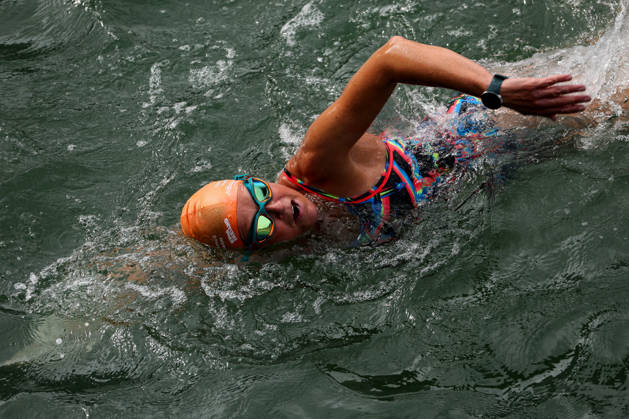 REPRO FREE *PRESS RELEASE NO REPRODUCTION FEE* EDITORIAL USE ONLY 106th Dublin City Liffey Swim 2026, River Liffey, Dublin 12 9 2026 Melissa Curtis in action Melissa Curtis in action 12 9 2026  Copyright: xx RB1_6857