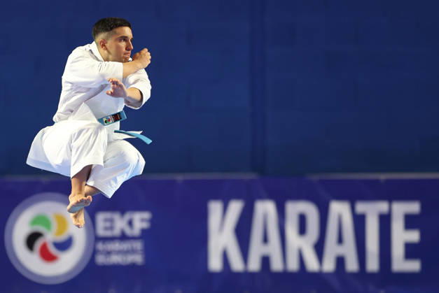REPRO FREE *PRESS RELEASE NO REPRODUCTION FEE* EDITORIAL USE ONLY 2026 ONAKAI Karate Irish Open, Ireland National Indoor Arena, Blanchardstown 12 9 2026 Silvio Antonio Moreira Fernandes of Andora Silvio Antonio Moreira Fernandes 12 9 2026  Copyright: xx JR1W2440