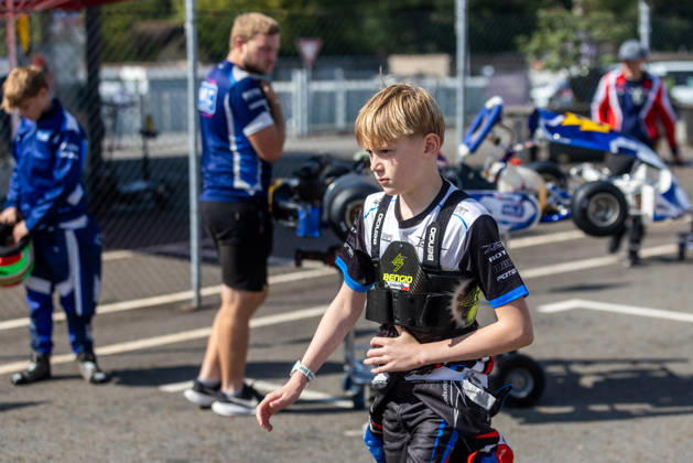 Daniel Hakkinen of Czech Republic (Kraft Motorsport) competes in RMC Euro Trophy 2026 Karting Races, elimination rounds, on September 12, 2026, Steel Ring Trinec, Czech Republic. (CTKxPhoto VladimirxPrycek) CTKPhotoP2026091203753  CTKPhotoP2026091203753