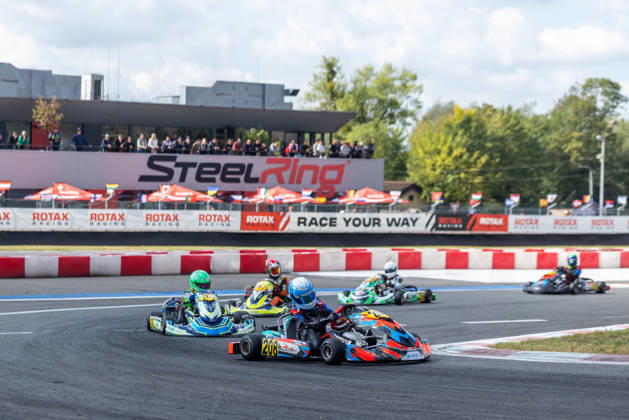 Daniel Hakkinen of Czech Republic (208) from Kraft Motorsport team competes in RMC Euro Trophy 2026 Karting Races, elimination rounds, on September 12, 2026, Steel Ring Trinec, Czech Republic. (CTKxPhoto VladimirxPrycek) CTKPhotoP2026091203772  CTKPhotoP2026091203772