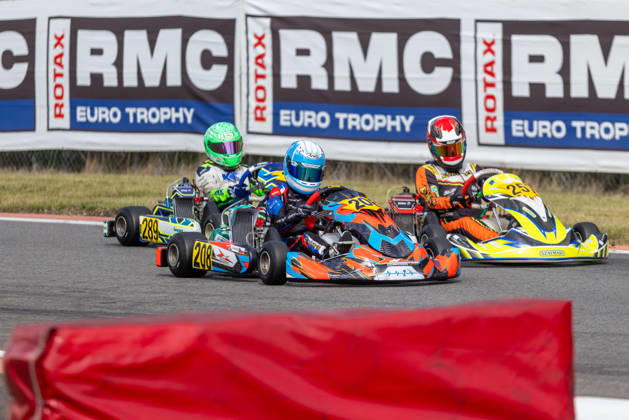 Daniel Hakkinen of Czech Republic (208) from Kraft Motorsport team competes in RMC Euro Trophy 2026 Karting Races, elimination rounds, on September 12, 2026, Steel Ring Trinec, Czech Republic. (CTKxPhoto VladimirxPrycek) CTKPhotoP2026091203775  CTKPhotoP2026091203775