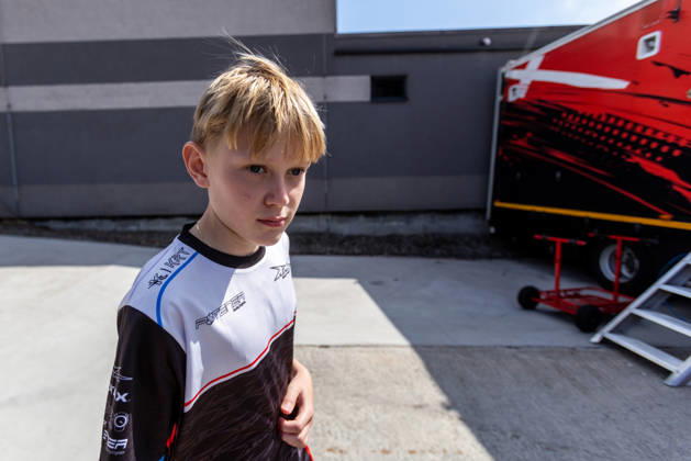 Daniel Hakkinen of Czech Republic (Kraft Motorsport) competes in RMC Euro Trophy 2026 Karting Races, elimination rounds, on September 12, 2026, Steel Ring Trinec, Czech Republic. (CTKxPhoto VladimirxPrycek) CTKPhotoP2026091203790  CTKPhotoP2026091203790
