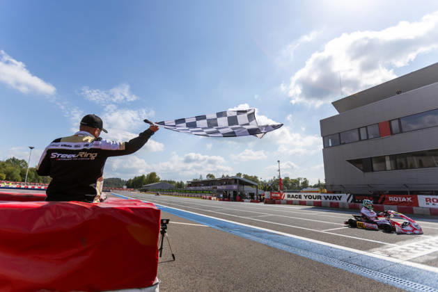 Patryk Donica of Poland (482) from Birel Art By KSB team competes in RMC Euro Trophy 2026 Karting Races, elimination rounds, on September 12, 2026, Steel Ring Trinec, Czech Republic. (CTKxPhoto VladimirxPrycek) CTKPhotoP2026091203798  CTKPhotoP2026091203798