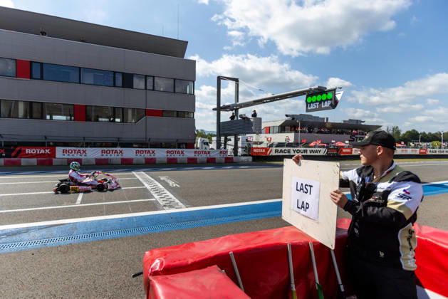 Patryk Donica of Poland (482) from Birel Art By KSB team competes in RMC Euro Trophy 2026 Karting Races, elimination rounds, on September 12, 2026, Steel Ring Trinec, Czech Republic. (CTKxPhoto VladimirxPrycek) CTKPhotoP2026091203802  CTKPhotoP2026091203802