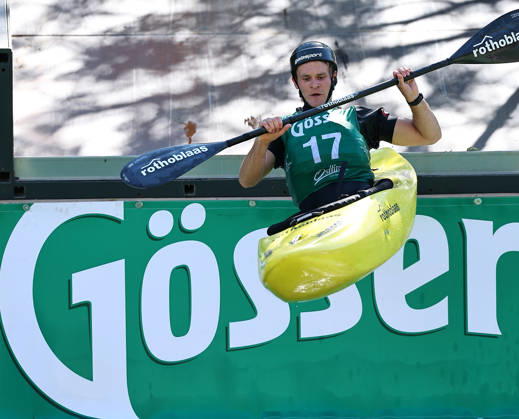 EXTREME SPORTS - Red Bull Dolomitenmann LIENZ,AUSTRIA,12.SEP.26 - EXTREME SPORTS - Red Bull Dolomitenmann. Image shows Tim Bremer.  GEPAxpictures xAmirxBeganovic