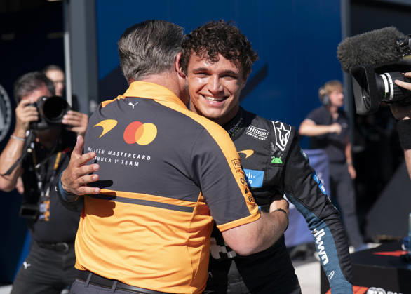 Formel 1, GP Spanien in Madrid, Lando Norris auf Pole Position