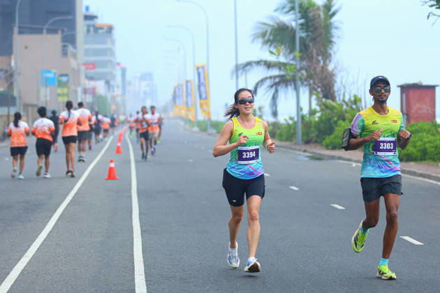 (260913) -- COLOMBO, Sept. 13, 2026 -- Runners compete during the Colombo Marathon 2026 in Colombo, Sri Lanka, Sept. 13, 2026. (Photo by Xinhua) (SP)SRI LANKA-COLOMBO-MARATHON AjithxPerera 