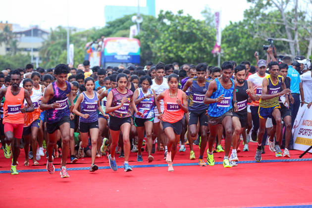 (260913) -- COLOMBO, Sept. 13, 2026 -- Runners compete during the Colombo Marathon 2026 in Colombo, Sri Lanka, Sept. 13, 2026. (Photo by Xinhua) (SP)SRI LANKA-COLOMBO-MARATHON AjithxPerera 