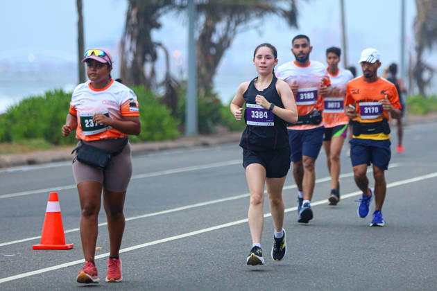 (260913) -- COLOMBO, Sept. 13, 2026 -- Runners compete during the Colombo Marathon 2026 in Colombo, Sri Lanka, Sept. 13, 2026. (Photo by Xinhua) (SP)SRI LANKA-COLOMBO-MARATHON AjithxPerera 