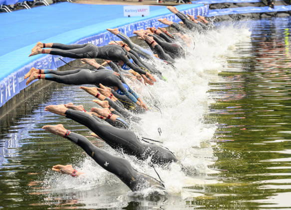 Triathlon World Championship, WM, Weltmeisterschaft races, women, on September 13, 2026, in Karlovy Vary, Czech Republic. (CTKxPhoto OndrejxHajek) CTKPhotoP2026091302896  CTKPhotoP2026091302896