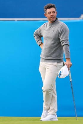 2026 Amgen Irish Open - Fourth Round, Trump International Golf Links, Doonbeg 13 9 2026 Rory McIlroy stands on the eighteenth green after finishing his round 13 9 2026  Copyright: xx BB3_9671