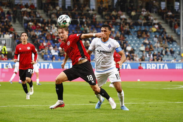 Fußball, 3. Liga, SV Wehen Wiesbaden - SV Waldhof Mannheim