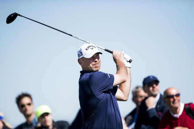 Thomas Björn, Denmark, on the second day of the Nordea Masters golf tournament on June 5, 2015, in Bara, Sweden  Copyright: xPetterxArvidsonx