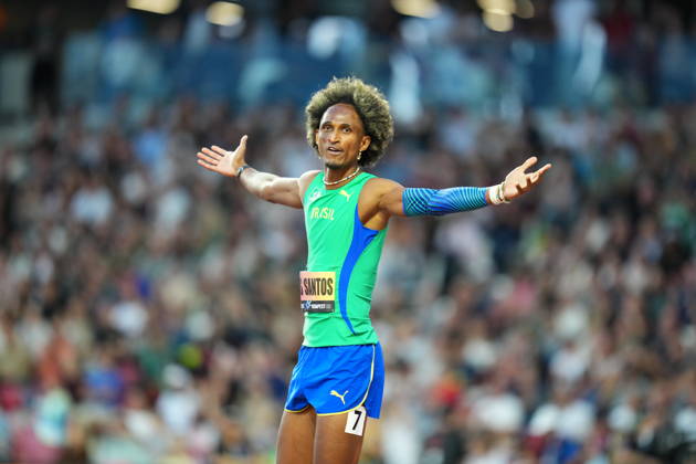 World Athletics Ultimate Championship in Budapest, Hungary Alison DOS SANTOS of Brazil wins the 400 Metres Hurdles Mens Final during the inaugural World Athletics Ultimate Championship at the Gyula Zsivotzky National Athletics Centre in Budapest, Hungary on September 13, 2026. BUDAPEST HUNGARY  Copyright: xMatrixxImagesx xNicxBothmax
