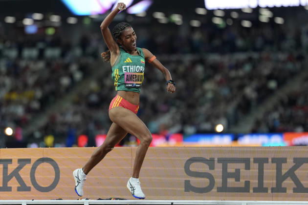 World Athletics Ultimate Championship in Budapest, Hungary Likina Amebaw of Ethiopia wins the 5000 Metres Womens Final during the inaugural World Athletics Ultimate Championship at the Gyula Zsivotzky National Athletics Centre in Budapest, Hungary on September 13, 2026. BUDAPEST HUNGARY  Copyright: xMatrixxImagesx xNicxBothmax