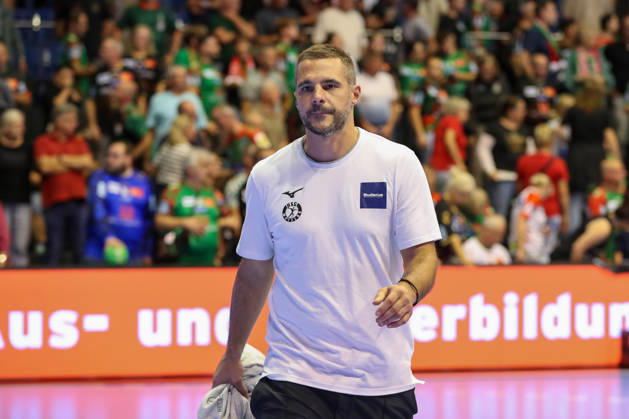 September 13, 2026, xgox, Handball: Opel HBL SC Magdeburg vs. HSG Wetzlar emspor, from left: Michael Allendorf, Wetzlar, Magdeburg