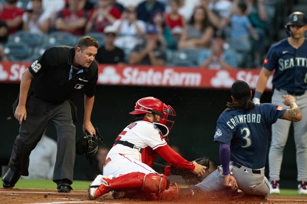 Baseball, MLB, Seattle Mariners v Los Angeles Angels