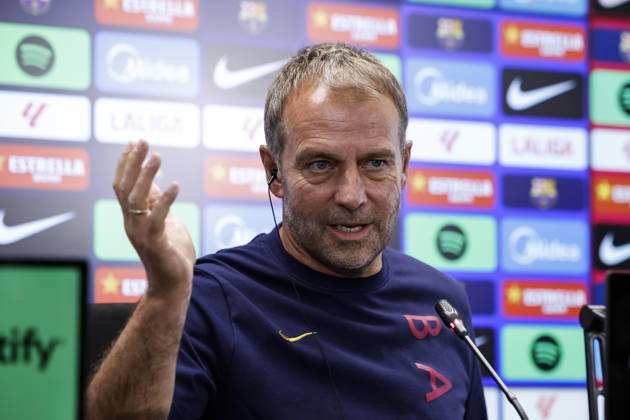 Football, Spain, FC Barcelona, press conference