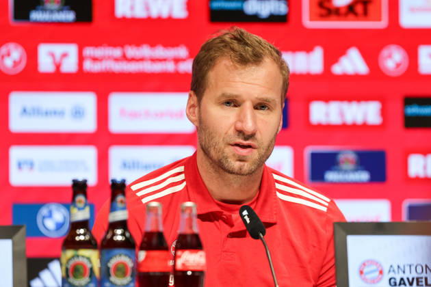 Anton Gavel, FC Bayern Basketball, Head Coach at the press conference, GER, FC Bayern Basketball, Season-Opening Press Conference, 2026–2027 Season, September 15, 2026, GER, FC Bayern Basketball, Season-Opening Press Conference, 2026–2027 season, September 15, 2026, Munich Copyright: xEibner-Pressefoto JennixMaulx EP_JML
