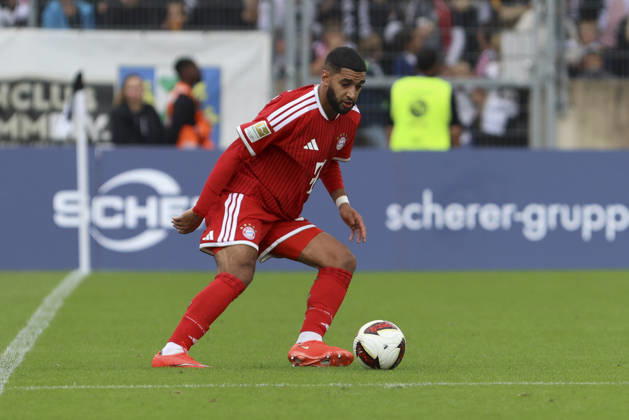 Ismael Saibari of FC Bayern Munich in action, on the ball, making a solo run during the Bundesliga match between SV Elversberg and FC Bayern Munich at the Ursapharm Arena on September 13, 2026, in Spiesen-Elversberg, Germany. Photo by Oliver Kaelke, DeFodi Images. Ismael Saibari of FC Bayern Munich controls the ball during the Bundesliga match between SV Elversberg and FC Bayern Munich at Ursapharm Arena on September 13, 2026 in Spiesen-Elversberg, Germany. Photo by Oliver Kaelke, DeFodi Images. DFB and DFL regulations prohibit any use of photographs as image sequences and or quasi-video. Photo by Oliver Kaelke, DeFodi Images.