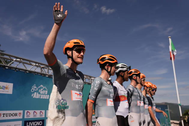 France s Dorian Godon of Netcompany Ineos during the Giro d™Abruzzo, stage 3 from Oricola - Piana del Cavaliere to San Benedetto dei Marsi (159 km) - Abruzzo, Italy - Thursday, September 17, 2026. - cycling.  Copyright: xMassimoxPaolone LaPressex