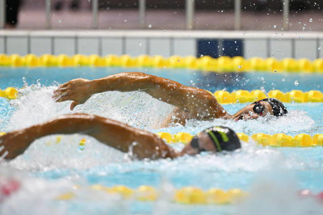 Kaoru Shinoki (JPN), SEPTEMBER 18, 2026 - Modern pentathlon, moderner Fünfkampf : Men s Individual Swimming at Anjo Sports Park during the Asian Games Aichi-Nagoya 2026 in Aichi, Japan. Noxthirdxpartyxsales  aflo_348907600 KenjiroxMatsuox