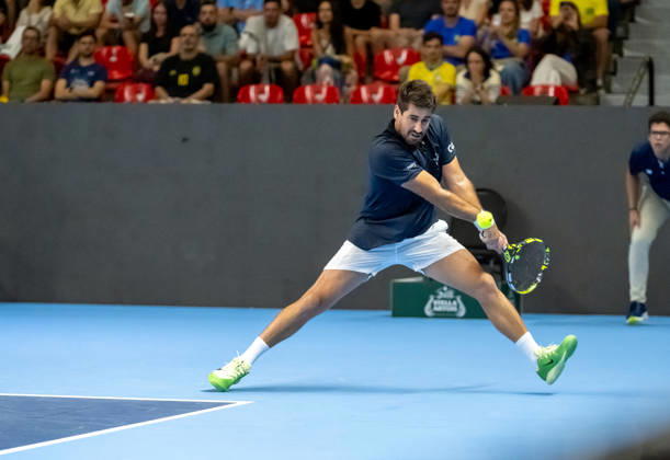 Tennis, Davis Cup, Brasilien - Schweiz