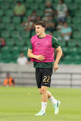Ivan Fresneda seen during Betclic league between teams of Sporting CP and FC Arouca Estadio Jose Alvalade (Luis Loureiro Ball Raw Images PT) Lisboa Estadio Jose Alvalade Portugal Copyright: xLuisxLoureirox luisloureiroSCPArouca-4254