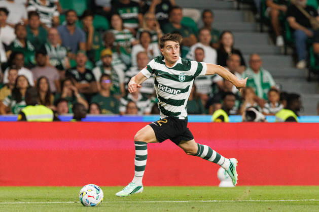 Ivan Fresneda seen during Betclic league between teams of Sporting CP and FC Arouca Estadio Jose Alvalade (Luis Loureiro Ball Raw Images PT) Lisboa Estadio Jose Alvalade Portugal Copyright: xLuisxLoureirox luisloureiroSCPArouca-5229
