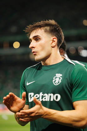 Ivan Fresneda seen during Betclic league between teams of Sporting CP and FC Arouca Estadio Jose Alvalade (Luis Loureiro Ball Raw Images PT) Lisboa Estadio Jose Alvalade Portugal Copyright: xLuisxLoureirox luisloureiroSCPArouca-8343