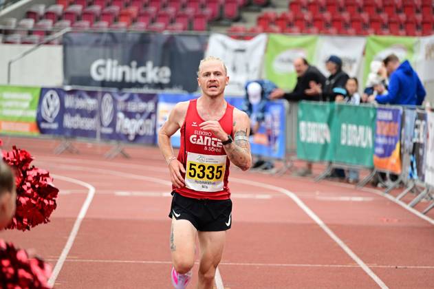 September 20, 2026 xkhx Kassel Kassel Marathon 2026 Half Marathon (Men and Women) Yellow (Half), Red (Marathon), Green (Relay) Nils Wolkonski at the finish line