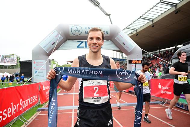 September 20, 2026 xkhx Kassel Kassel Marathon 2026 Marathon Finish Line Winner Marcel Bräutigam