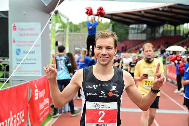 September 20, 2026 xkhx Kassel Kassel Marathon 2026 Marathon Finish Line Winner Marcel Bräutigam