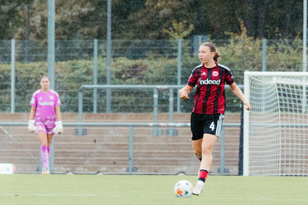 September 20, 2026, xhfmx, Women s Bundesliga 2, Eintracht Frankfurt II vs. Hertha BSC, Sophia Winkler (Eintracht Frankfurt U20), Eva Vioctoria Hell (Eintracht Frankfurt U20), Frankfurt