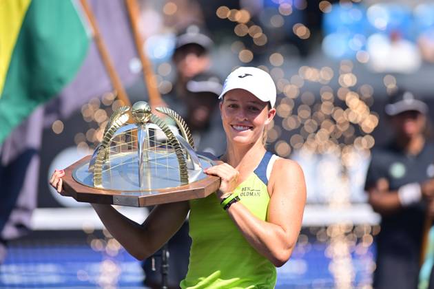 Tennis, WTA-Turnier in Sao Paulo, Finale, Siegerin Kaitlin Quevedo bezwingt Nadia Podoroska