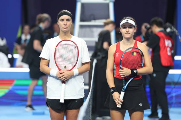Tennis, Billie Jean King Cup, Finals, Belgien - Ukraine