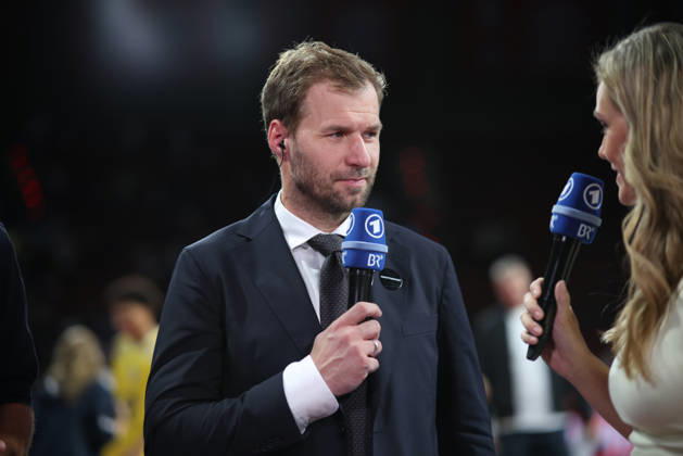 Anton Gavel, FC Bayern Basketball, Head Coach, in a postgame interview, GER, FC Bayern Basketball vs. Alba Berlin, Basketball, easycredit Basketball Bundesliga, Matchday 23, 2026–2027 Season, September 26, 2026, GER, FC Bayern Basketball vs. Alba Berlin, Basketball, easycredit Basketball Bundesliga, Matchday 23, 2026–2027 season, September 26, 2026, Munich Copyright: xEibner-Pressefoto JennixMaulx EP_JML