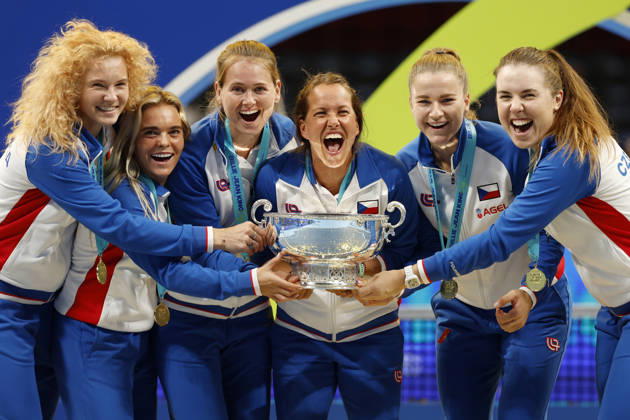 Tennis, Billie Jean King Cup, Finals, Tschechien - Ukraine