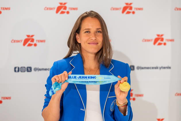 Tennis, Billie Jean King Cup, Barbora Strycova Pressekonferenz